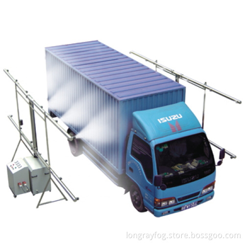 vehicle disinfection channel